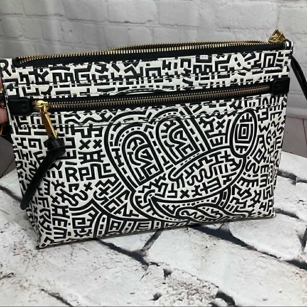 Disney Mickey Mouse X Keith Haring Academy Pouch Limited edition NWT
